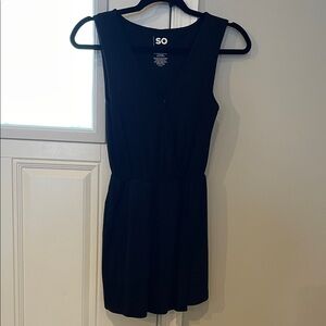 SO Women's Classic Black Mini Dress